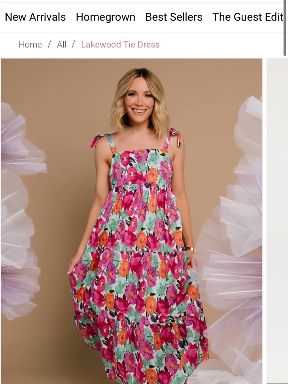 Baltic Born Lakewood Tie Dress
